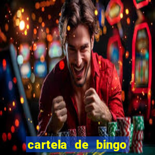 cartela de bingo pra imprimir